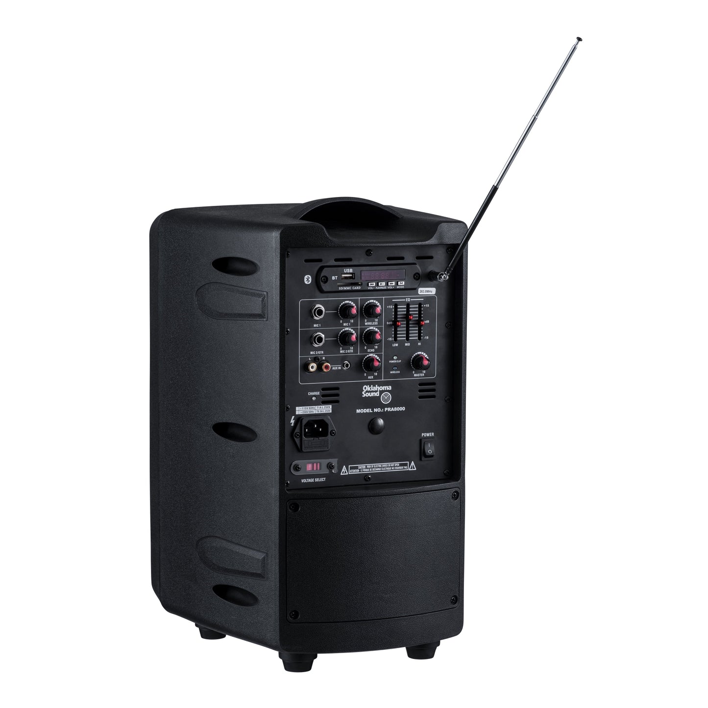 Oklahoma Sound® 40 Watt Wireless PA System w/ Wireless Handheld Mic