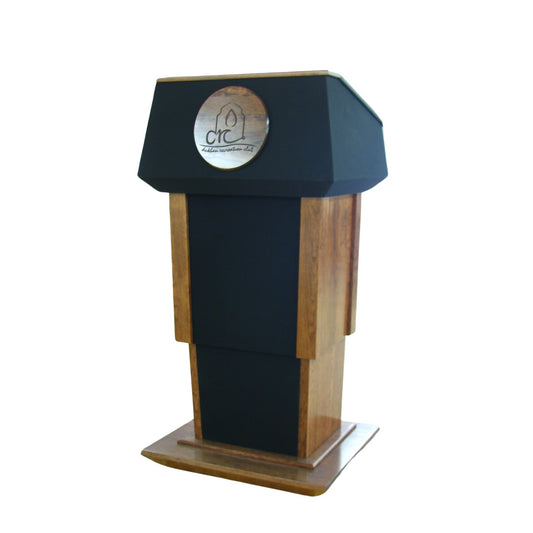 PRESIDENTIAL EVOLUTION ADJUSTABLE HEIGHT LIFT LECTERN WITH SOUND SYSTEM