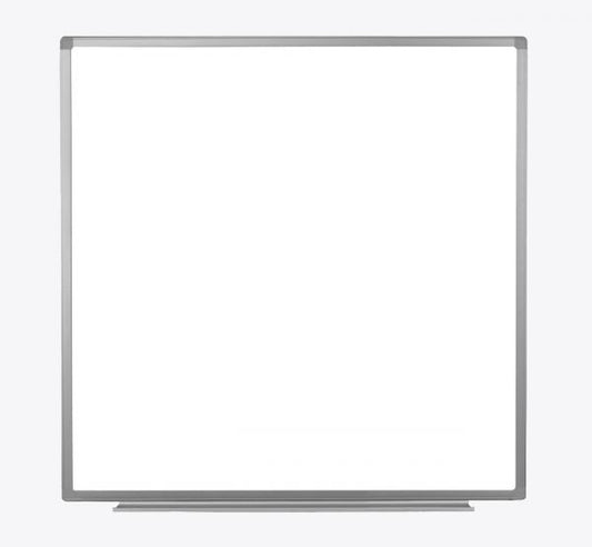 48"W x 48"H Wall-Mounted Magnetic Whiteboard