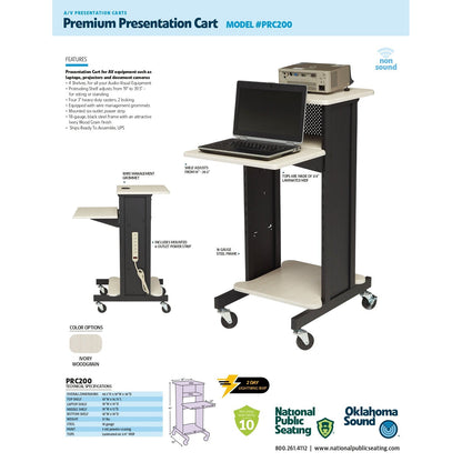 Oklahoma Sound Premium Presentation Cart